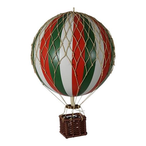 Kuumailmapallo puna-vihreä Montgolfier