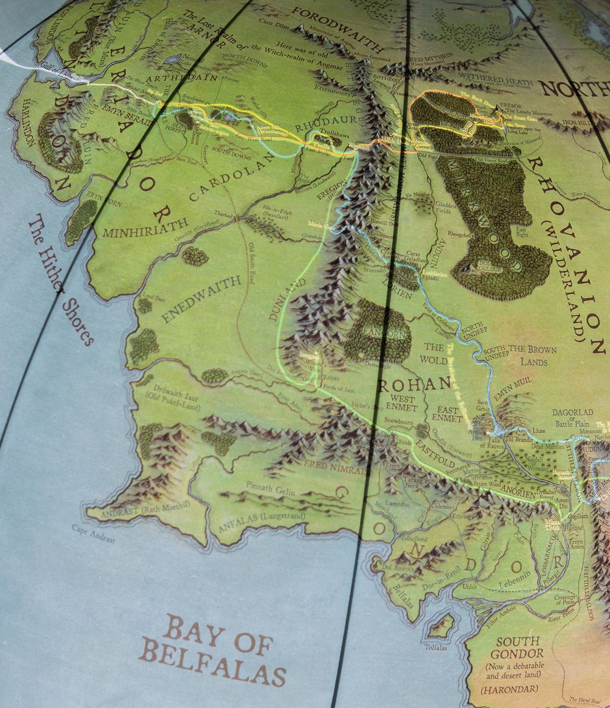 Lord of the Rings karttapallo